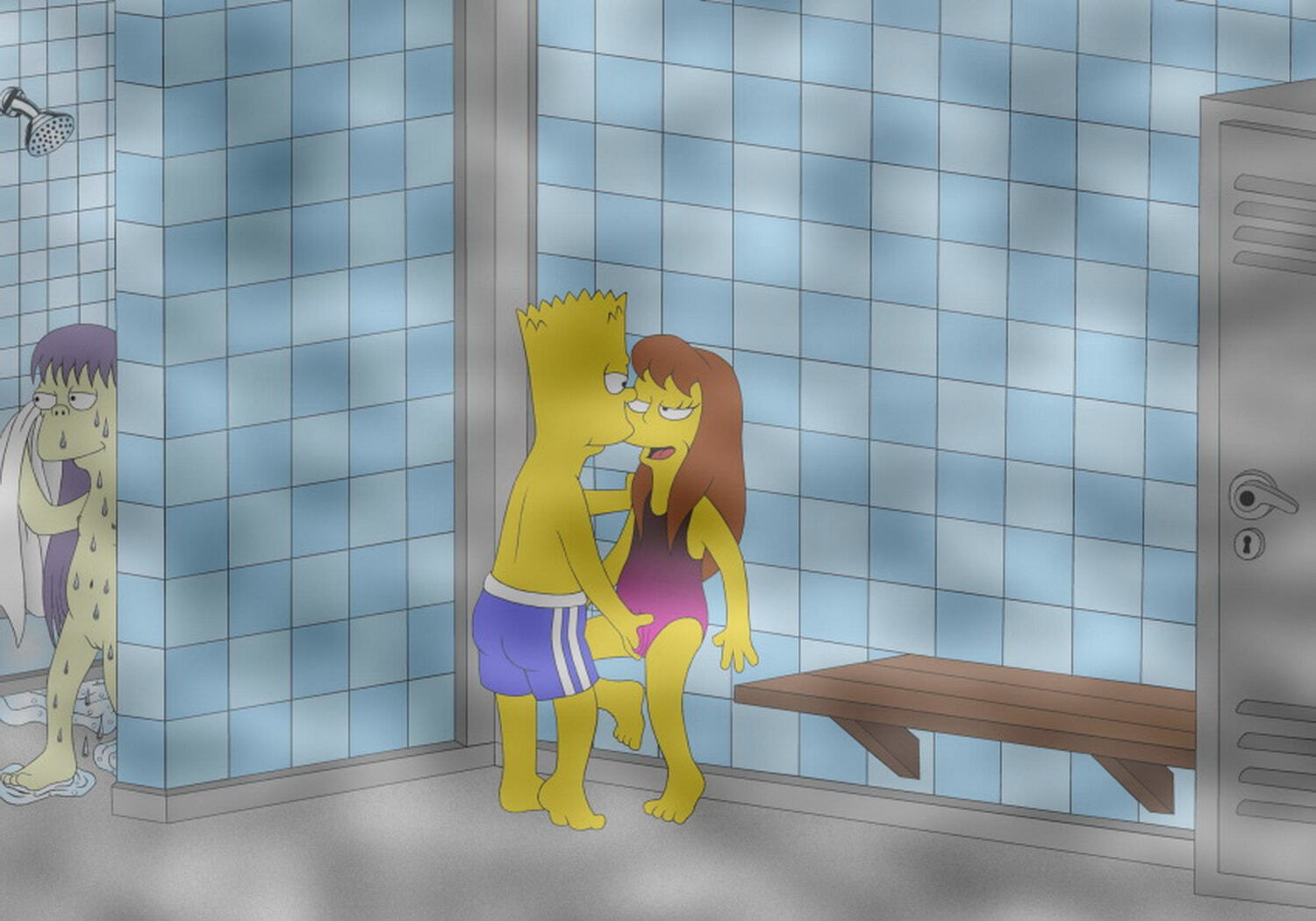 Bart Simpson and Sherri And Terrie Mackleberry Hentai XXX.