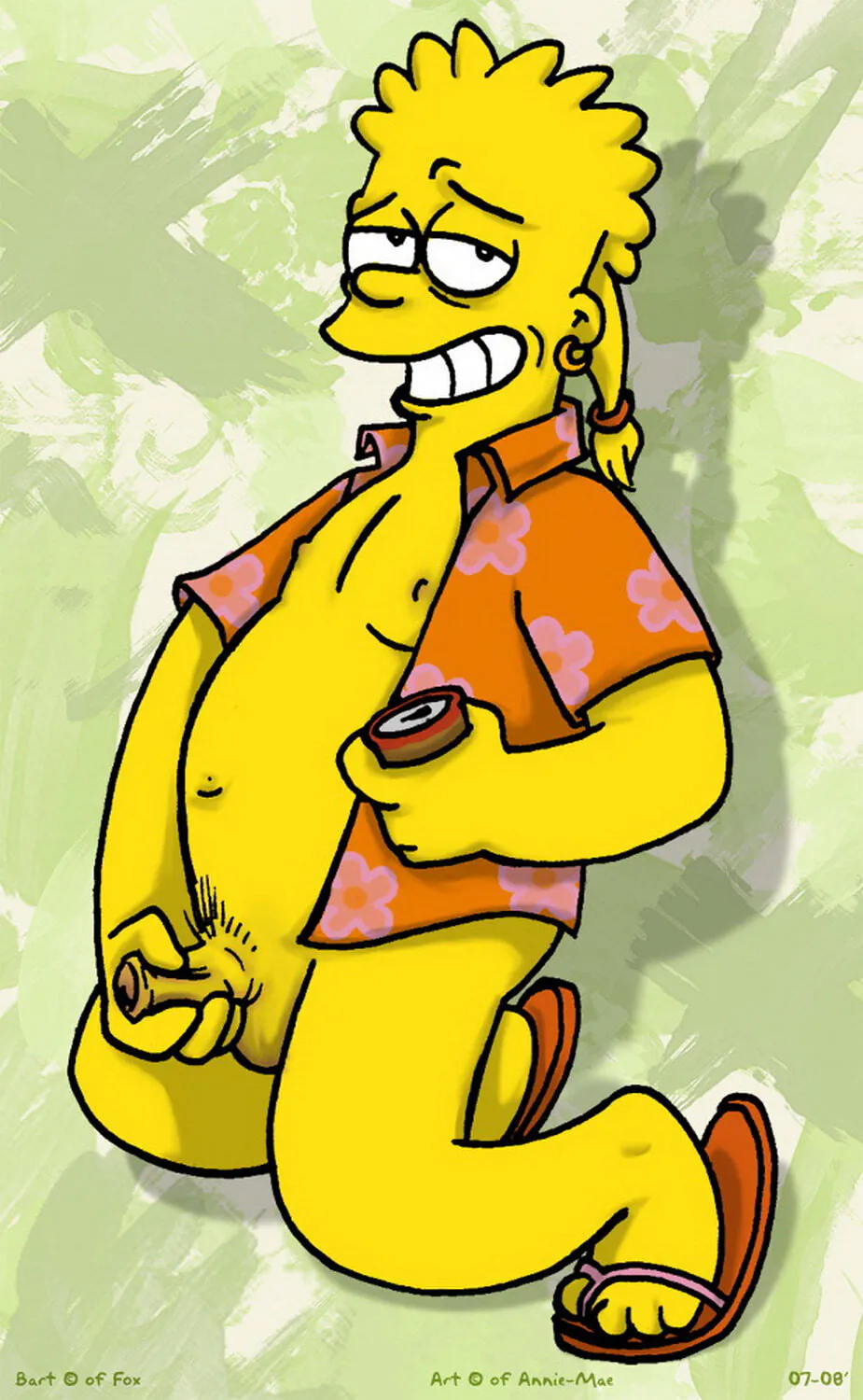 Bart Simpson XXX Hentai Toon