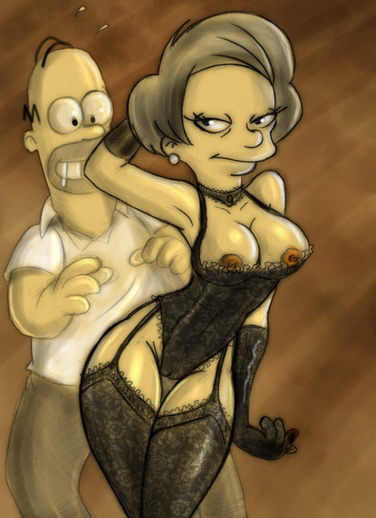 Edna Krabappel and Homer Simpson Stockings < Your Cartoon Porn