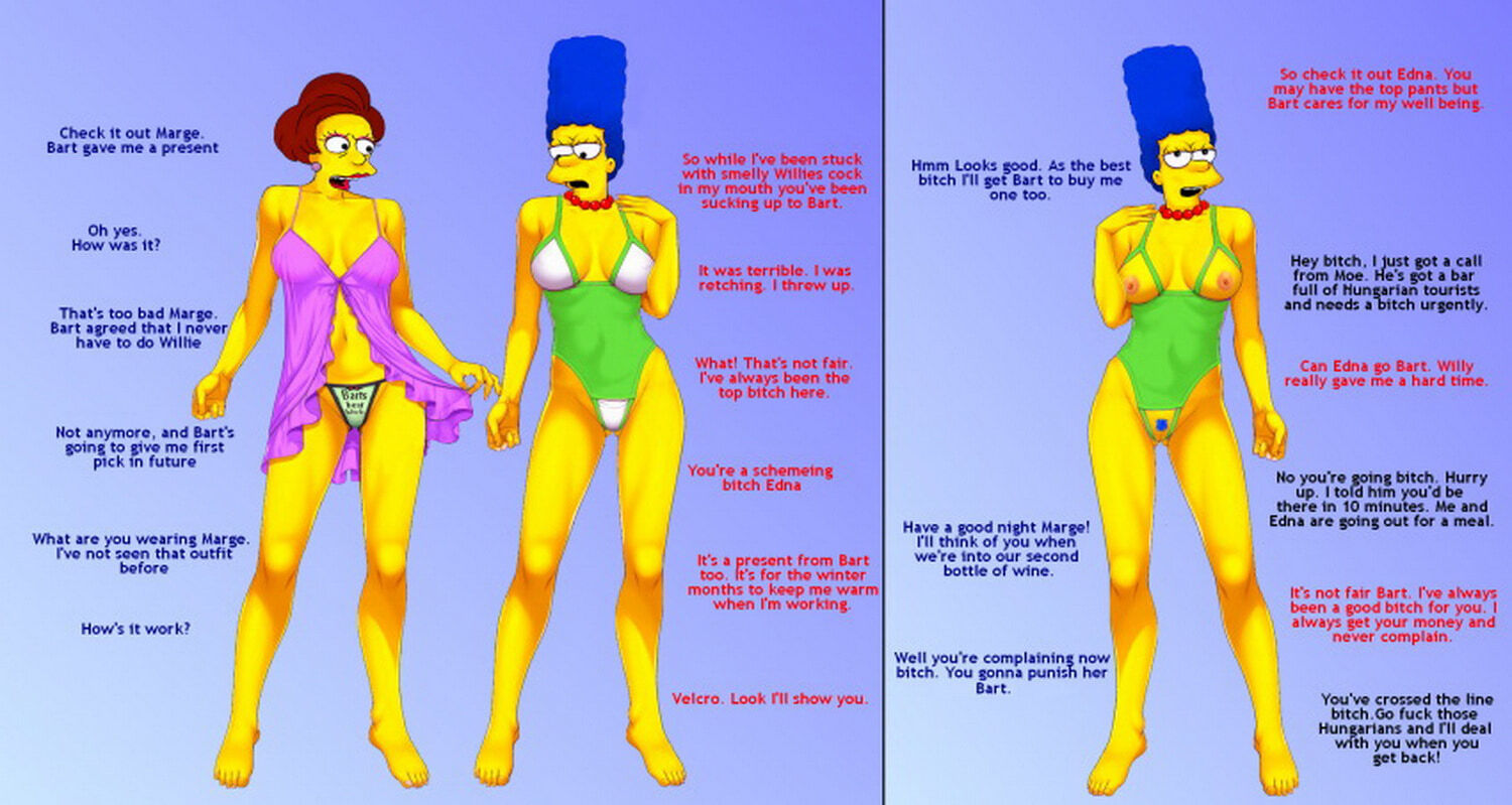 Edna Krabappel and Marge Simpson Hentai XXX