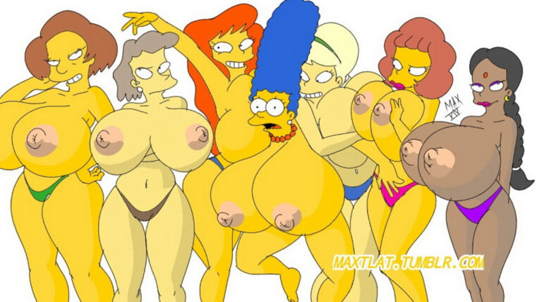 Edna Krabappel And Maude Flanders Tits Big Breast Panties Milf Nude