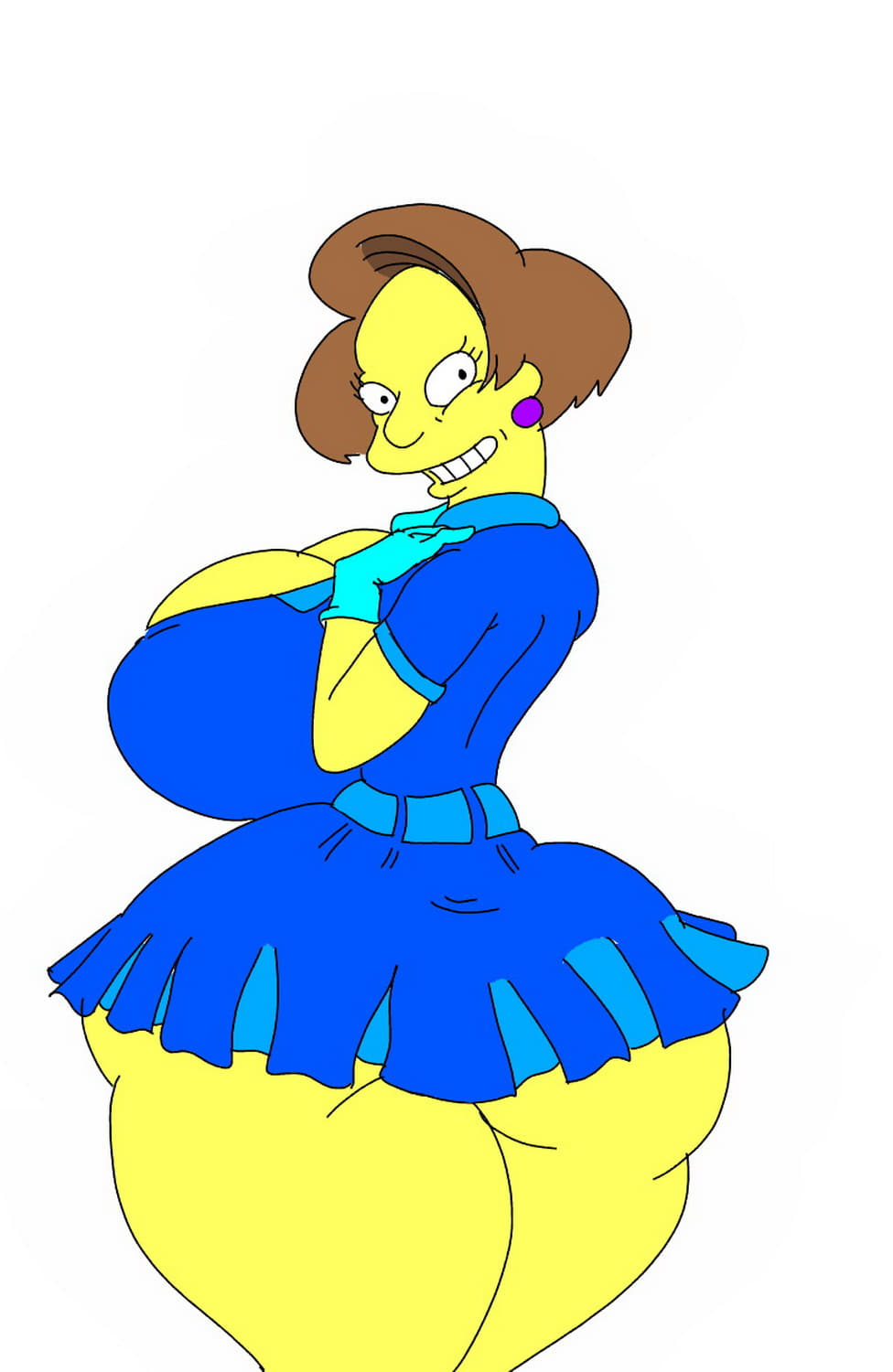 Edna Krabappel Big Breast