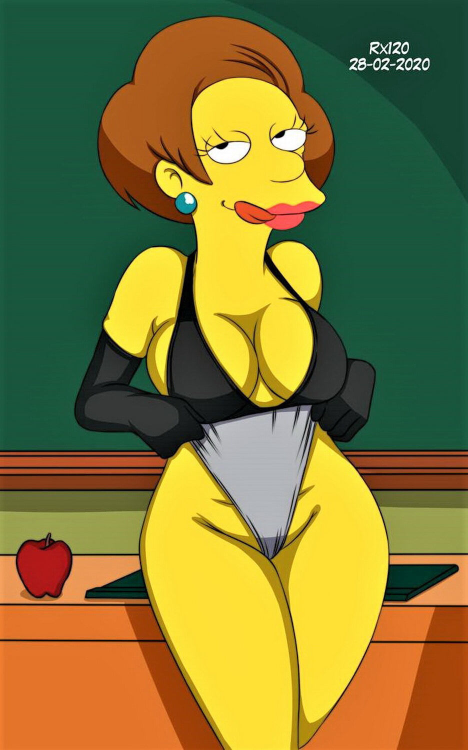 Edna Krabappel Big Breast