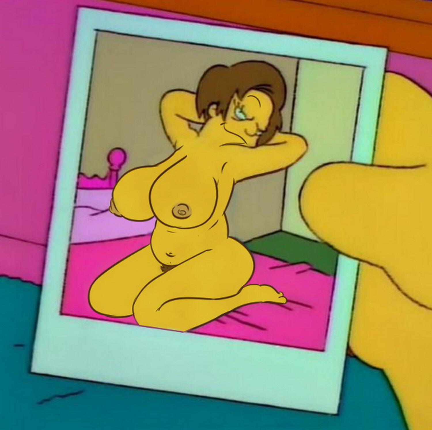 Edna Krabappel Pubic Hair Chubby Nude Nipples.