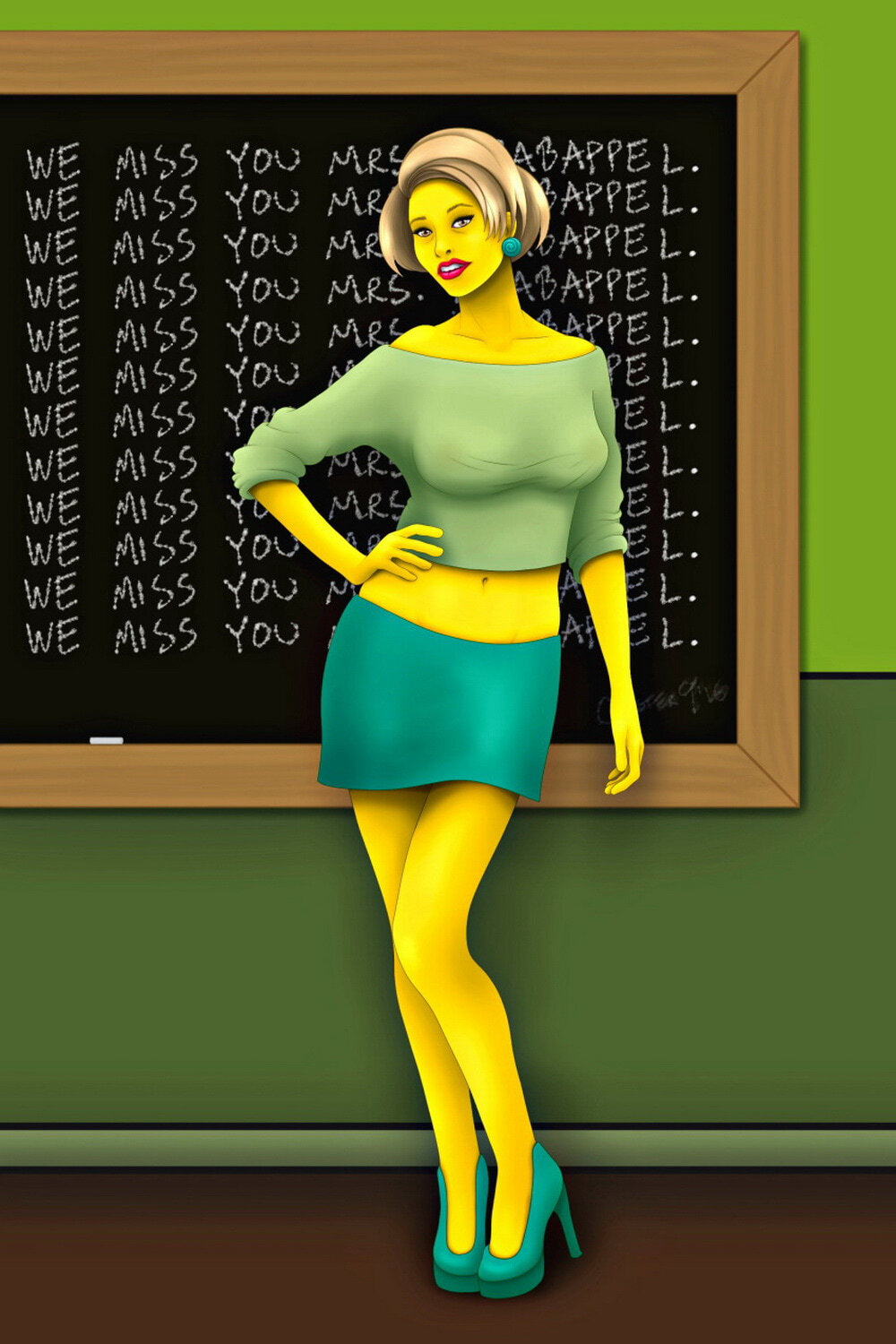 Edna Krabappel Tits