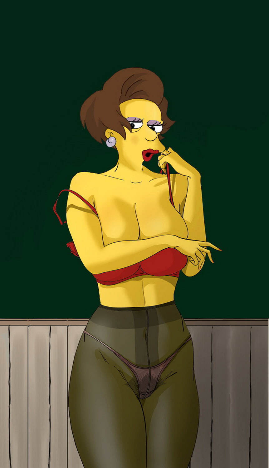 Edna Krabappel XXX Hentai Uncensored