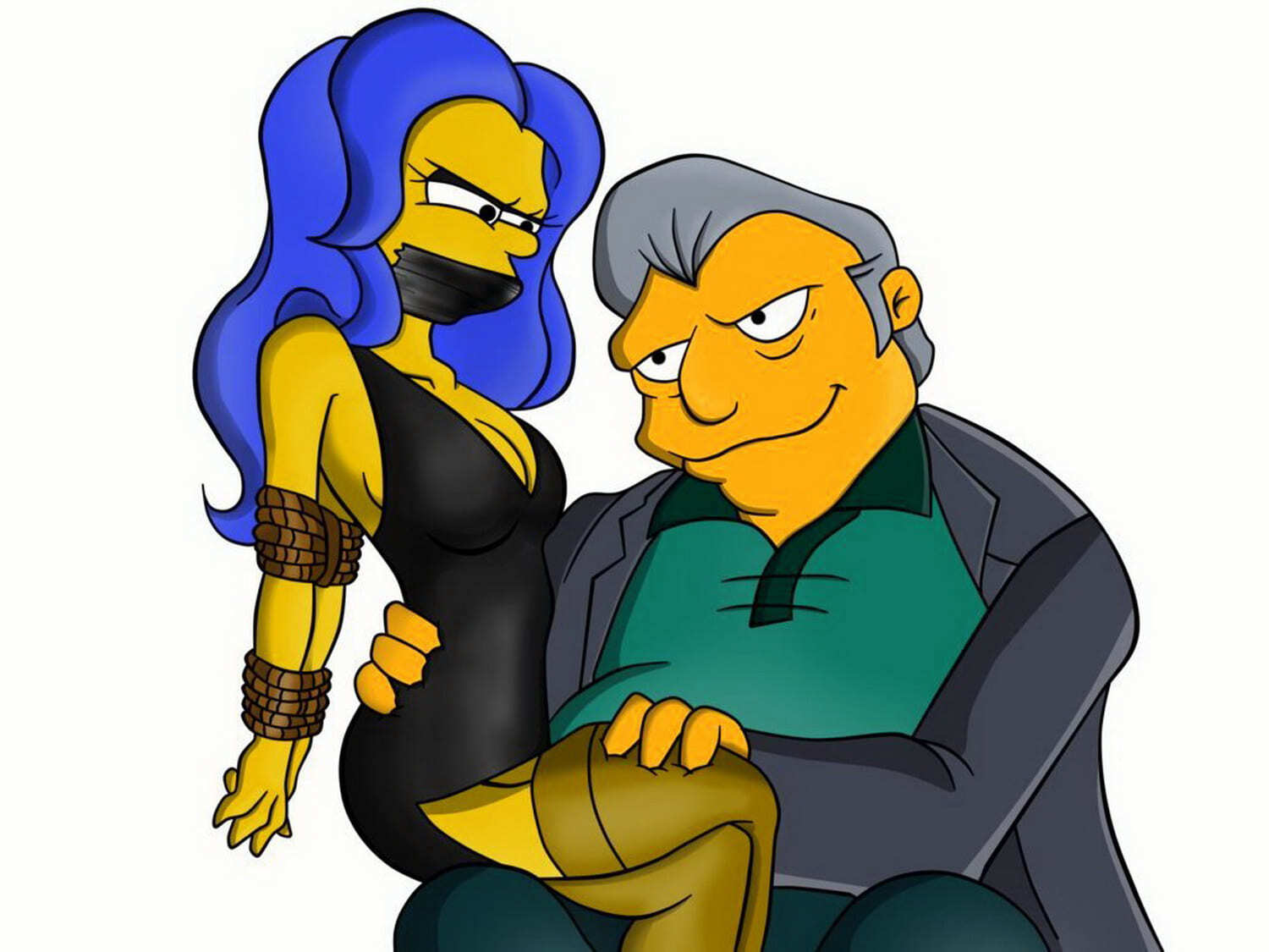 Marge Simpson Bondage