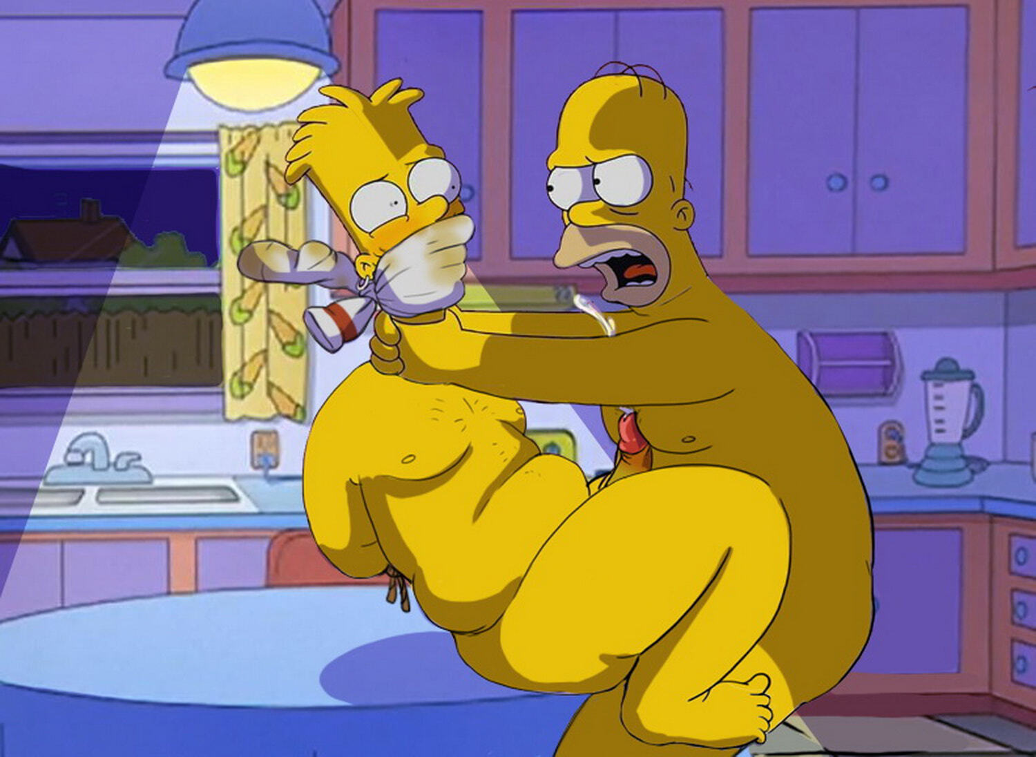 Homer simpson and bart simpson penis your cartoon porn