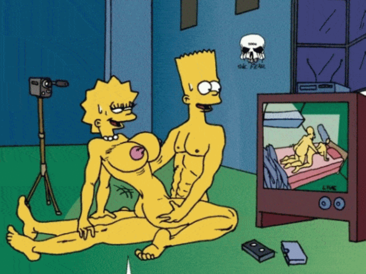 Homer Simpson and Bart Simpson Gif Animated < Your Cartoon Porn