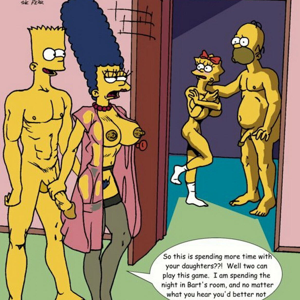 Homer Simpson and Maggie Simpson Stockings < Your Cartoon Porn
