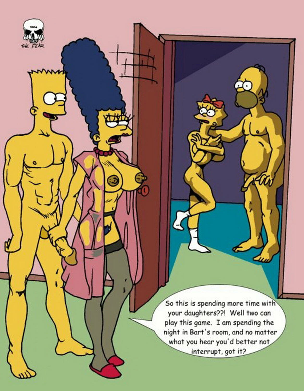 Homer And Bart Porn - Homer Simpson and Maggie Simpson Stockings < Your Cartoon Porn