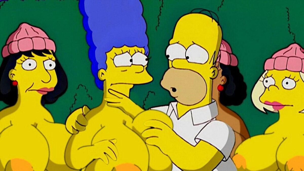 Homer Simpson and Marge Simpson Futa On Male Futanari Anal Sex Penis < Your  Cartoon Porn