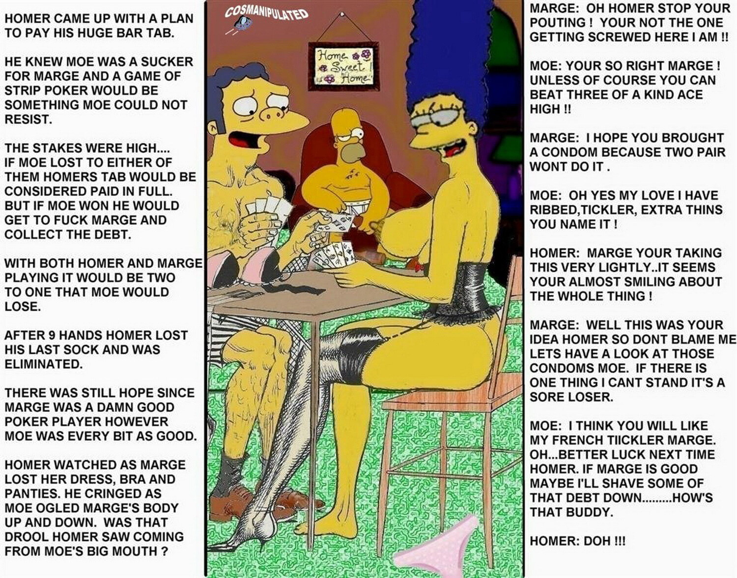 Homer Simpson and Marge Simpson Hentai XXX Fantasy Free