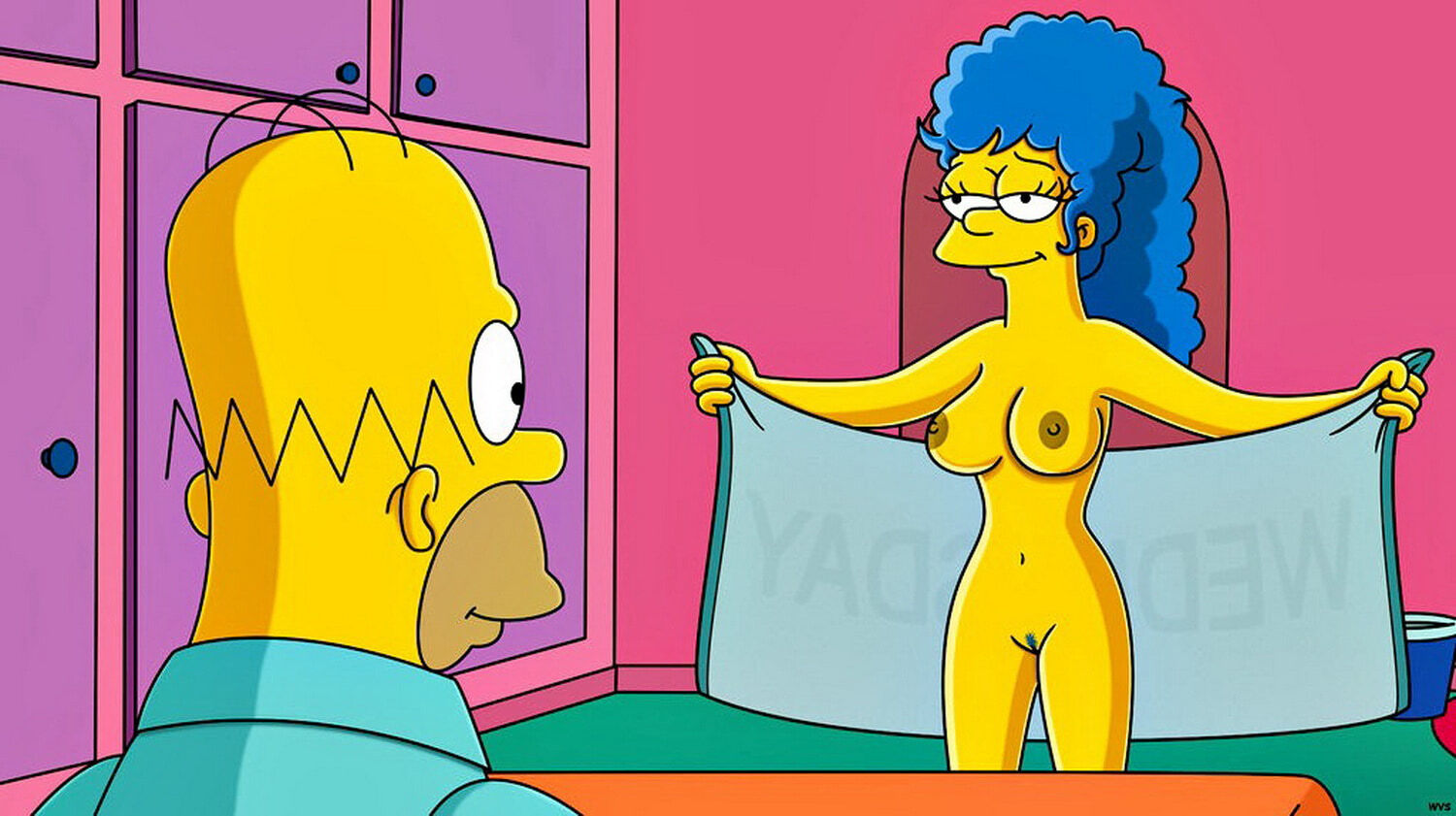 Homer Simpson and Marge Simpson Hentai XXX Fantasy