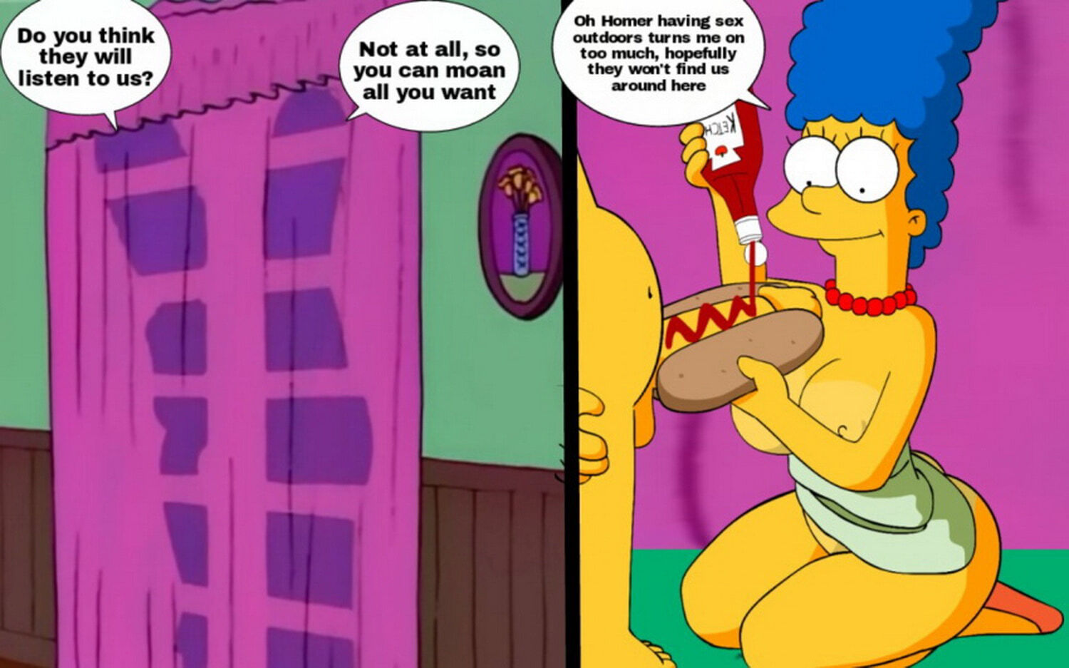 Homer Simpson and Marge Simpson Milf