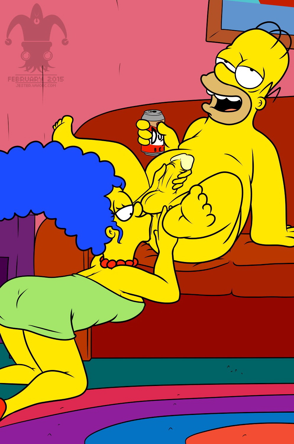 Homer Simpson Nude
