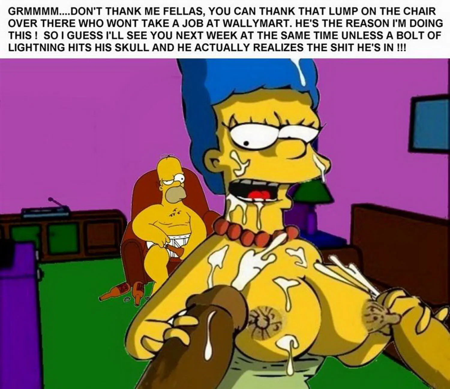 Homer Simpson and Marge Simpson XXX Hentai Gorgeous Popular
