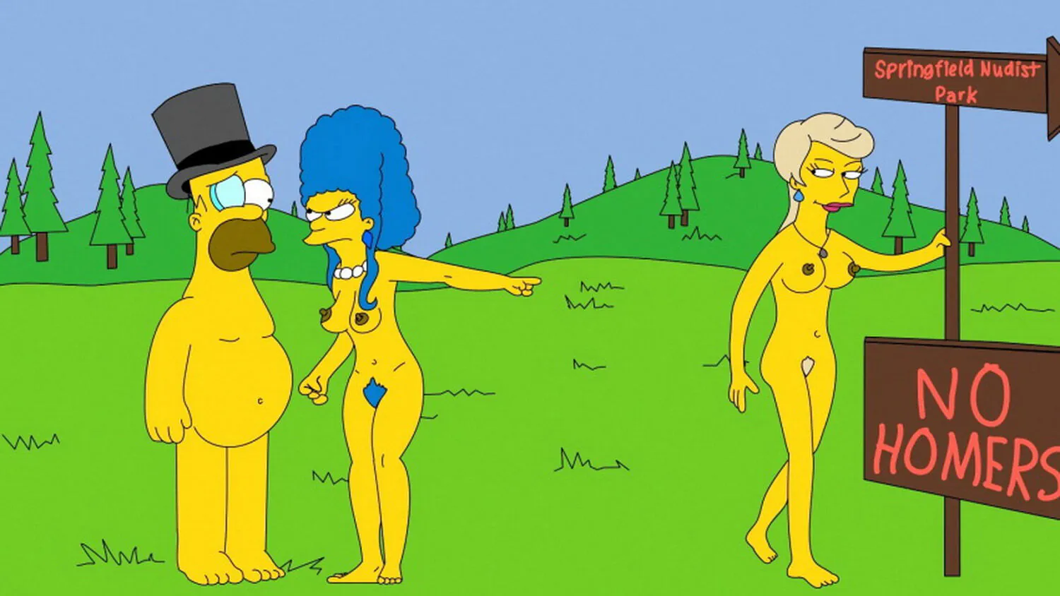 Homer Simpson and Marge Simpson XXX Hentai Uncensored