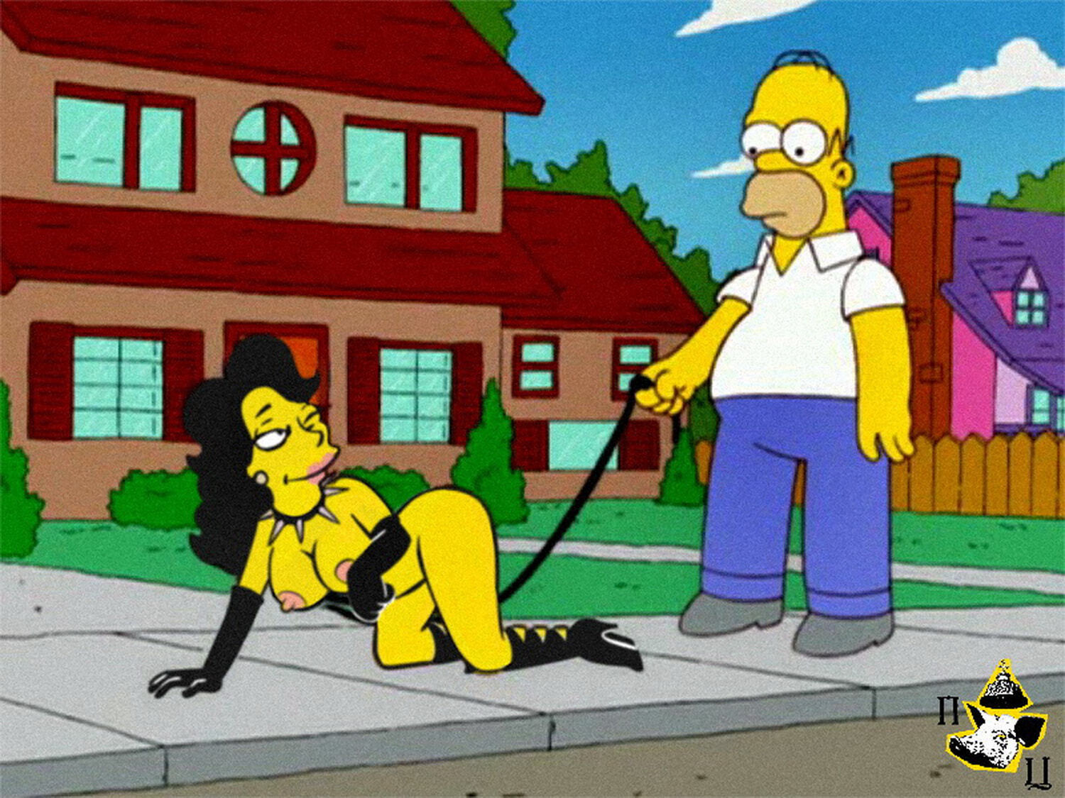 Homer Simpson Nude