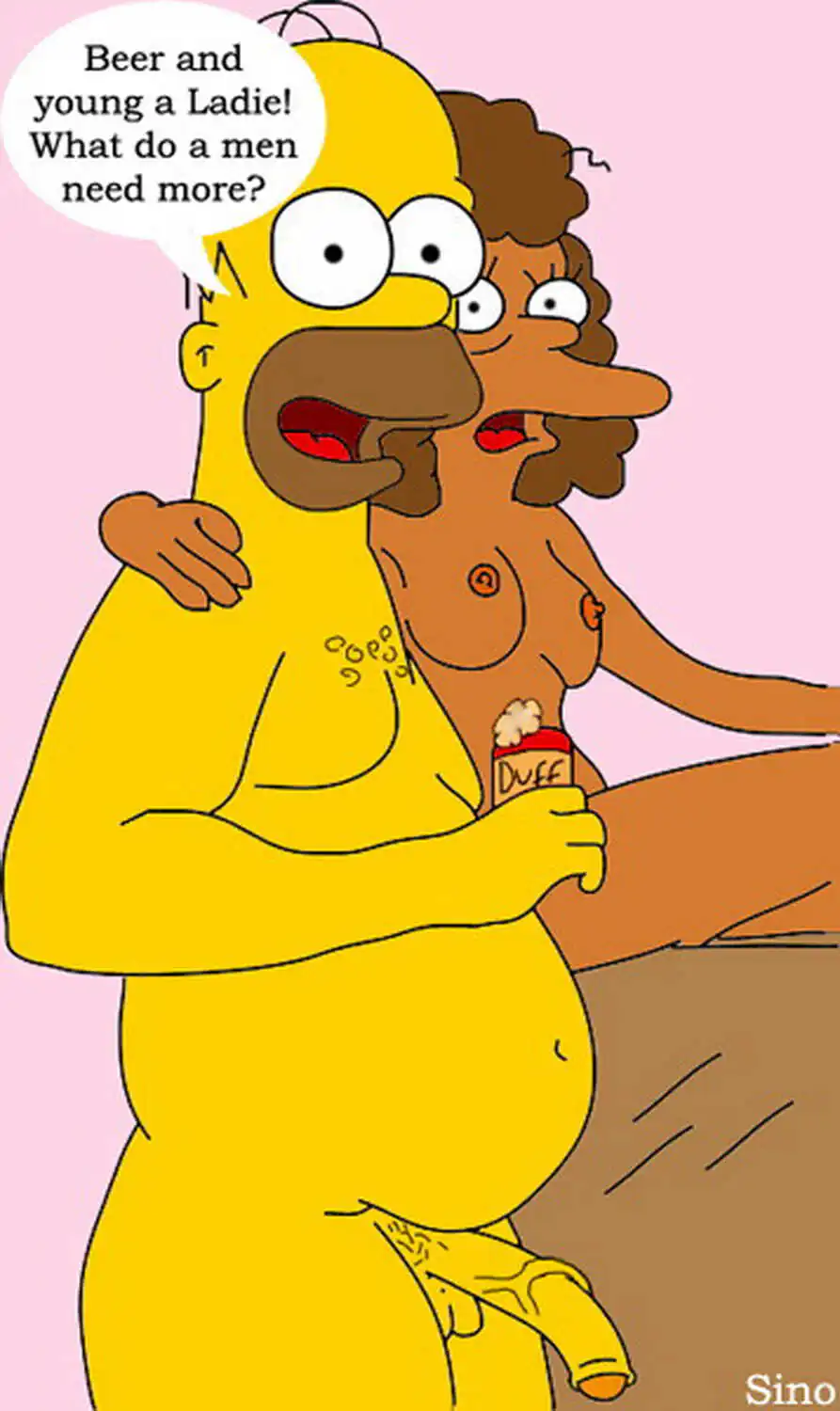 Janey Powell and Homer Simpson Hentai XXX