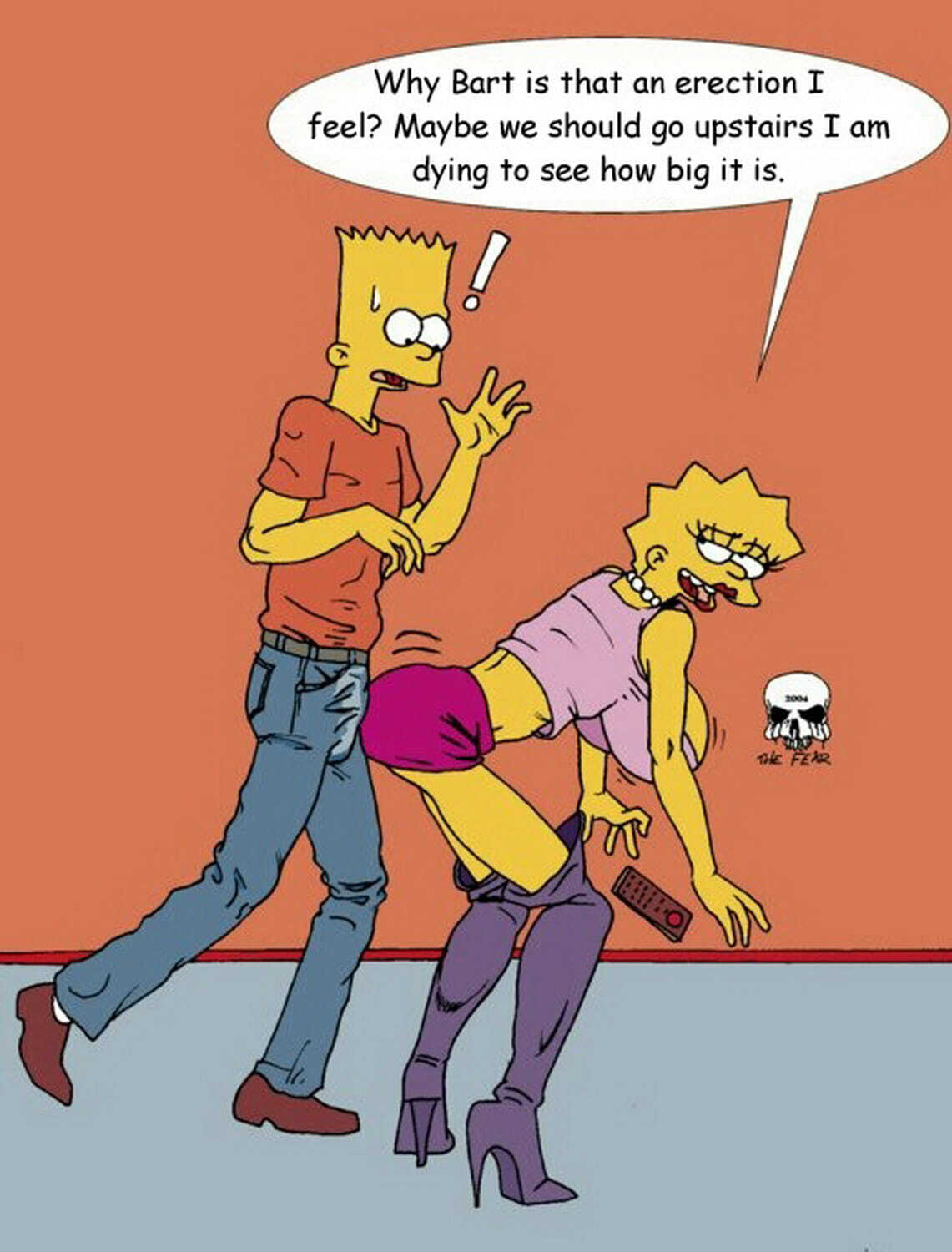 Lisa Simpson and Bart Simpson Femdom Luscious