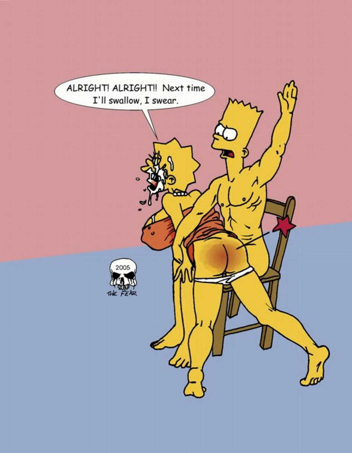 Lisa Simpson and Bart Simpson Hentai XXX Erotic