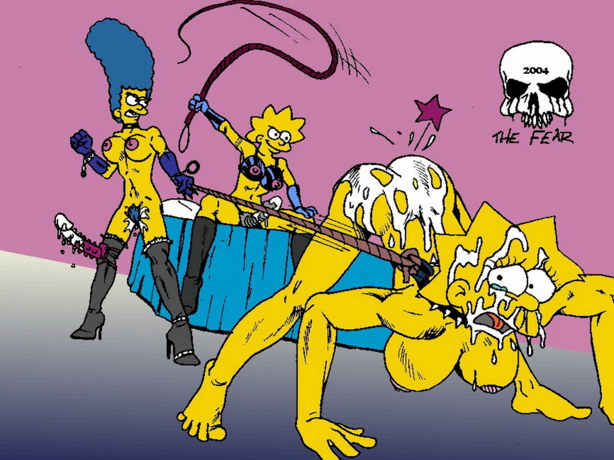 Lisa Simpson and Maggie Simpson Whip Dildo Spanking Femdom < Your Cartoon  Porn