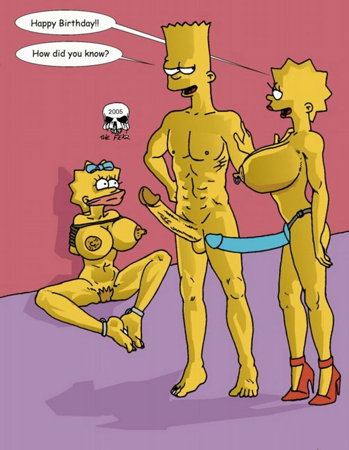 Lisa Simpson and Maggie Simpson XXX Hentai