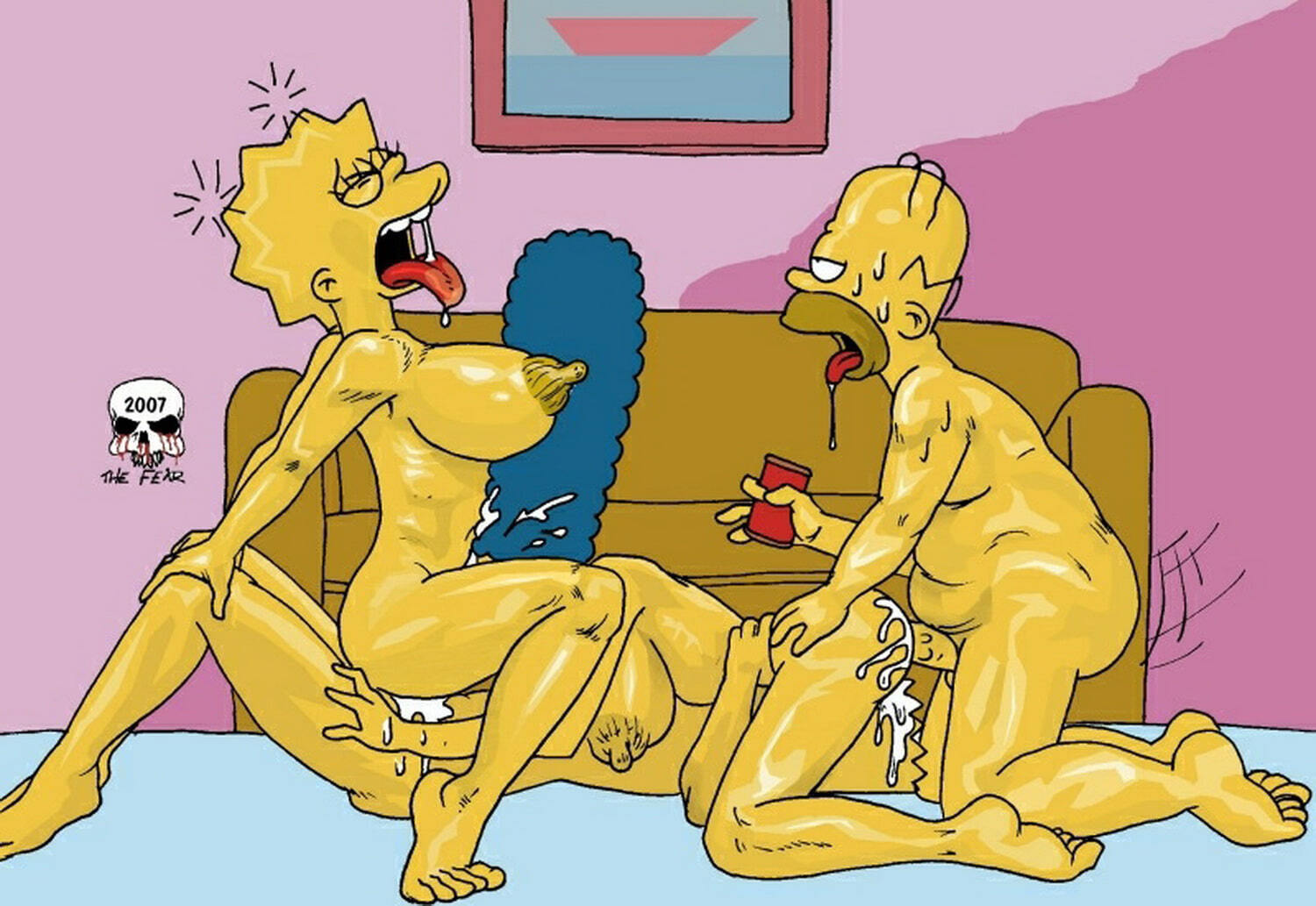 Lisa Simpson and Marge Simpson Hentai XXX Toon