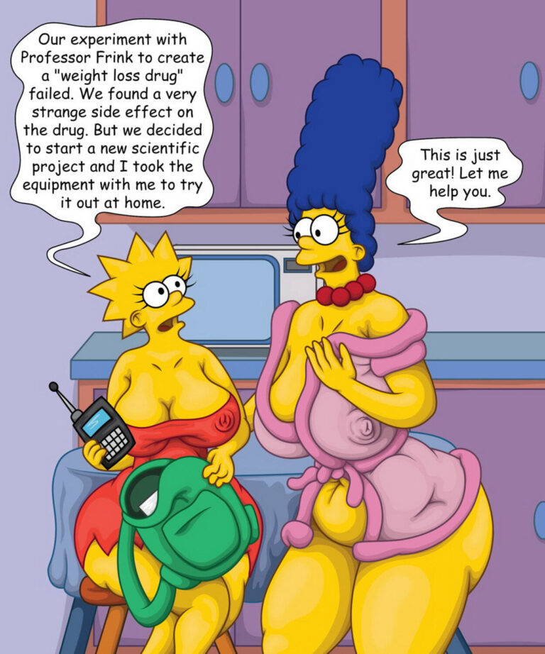 Marge Simpson Half Naked