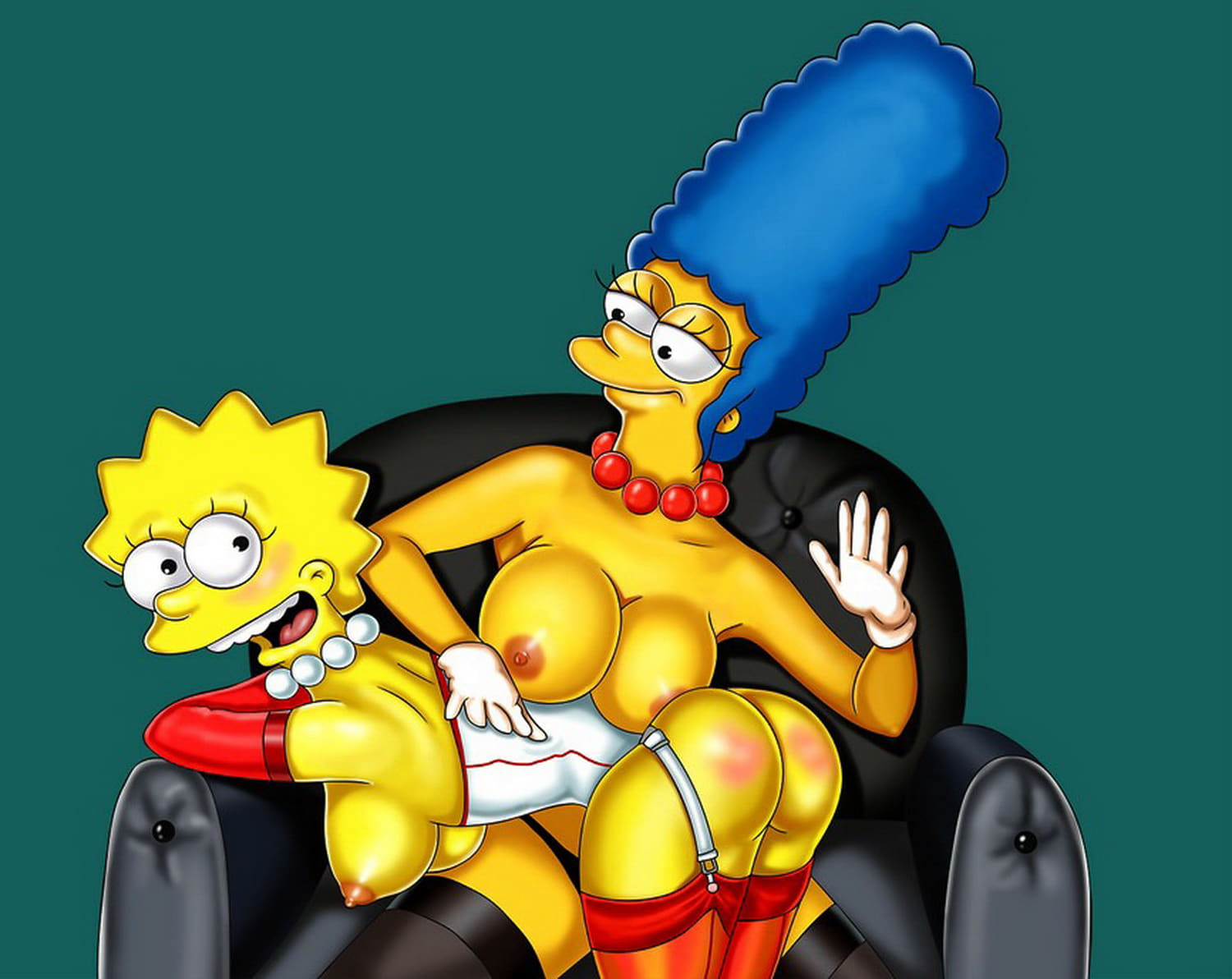 Marge Simpson Spanking