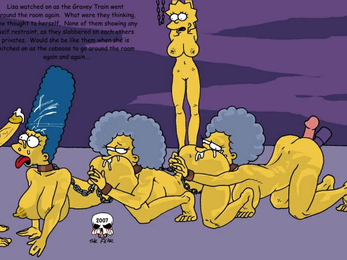 The Simpsons Bondage Porn - Lisa Simpson and Patty And Selma Bouvier Bondage Dildo Cum Tits < Your  Cartoon Porn