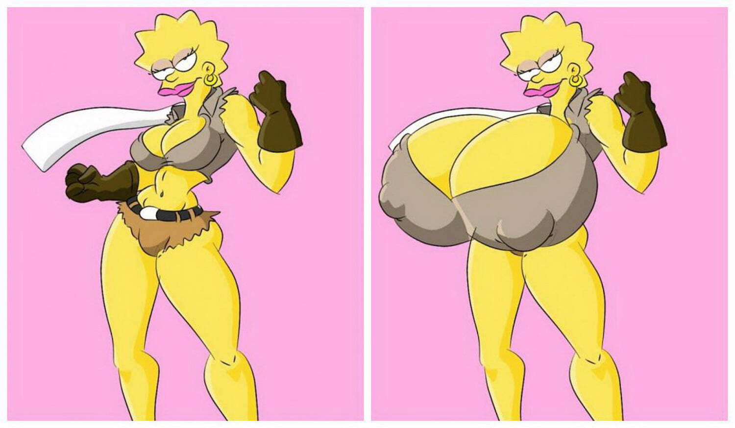 Lisa Simpson Big Breast