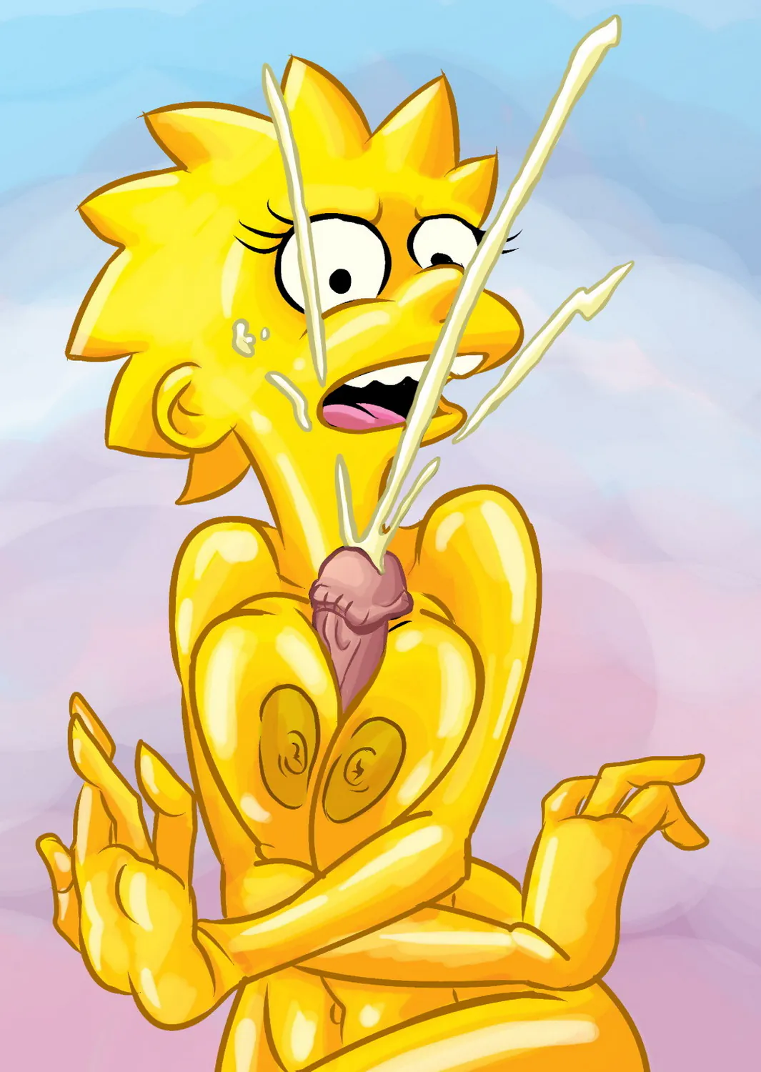 Lisa Simpson Cum