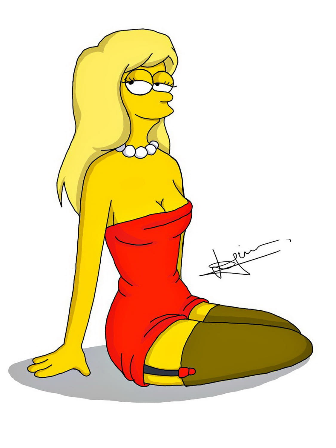 Lisa Simpson Solo Blonde Tits