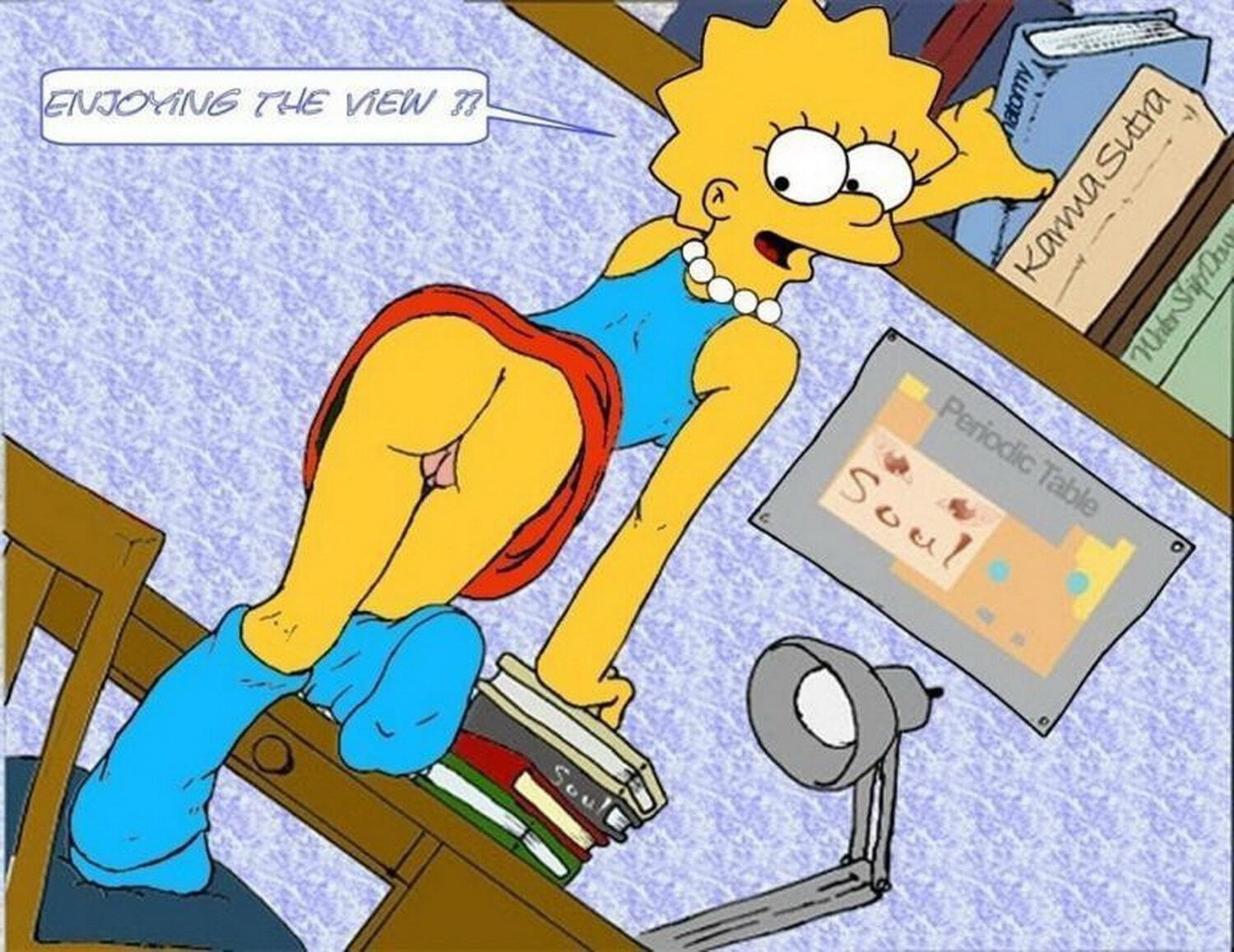 Lisa Simpson Upskirt Solo Pussy No Panties Female Only.