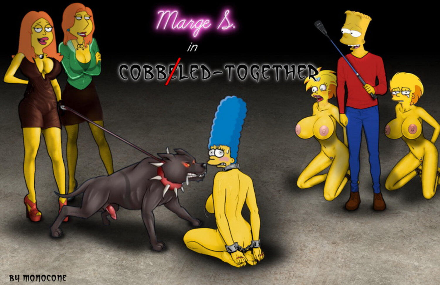 Lois Griffin and Bart Simpson Shaved Pussy Stockings Furry