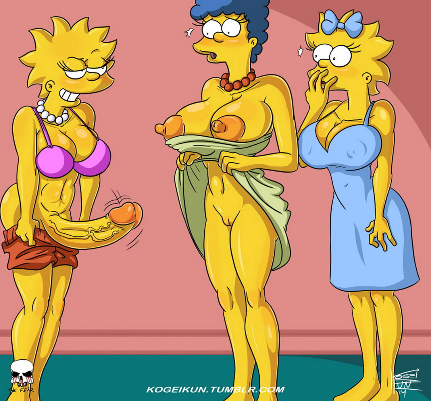 Marge Simpson Futanari