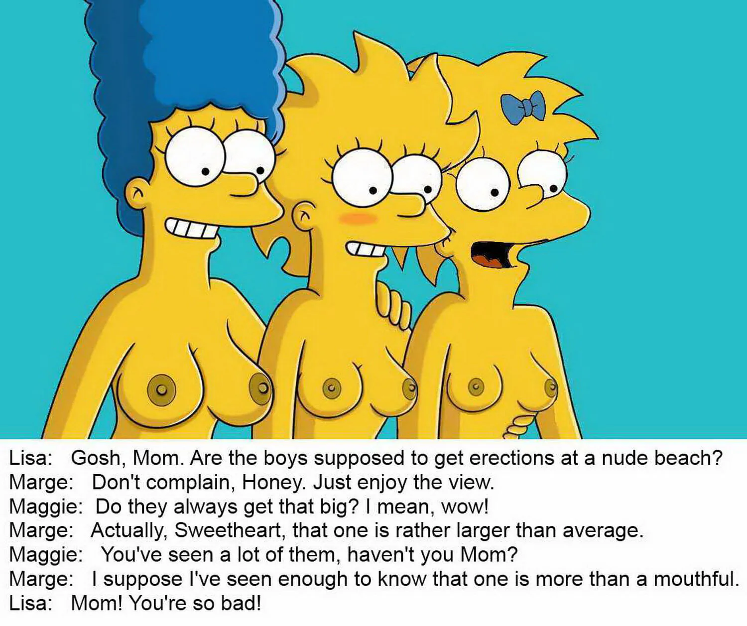 Maggie Simpson and Lisa Simpson Hentai XXX