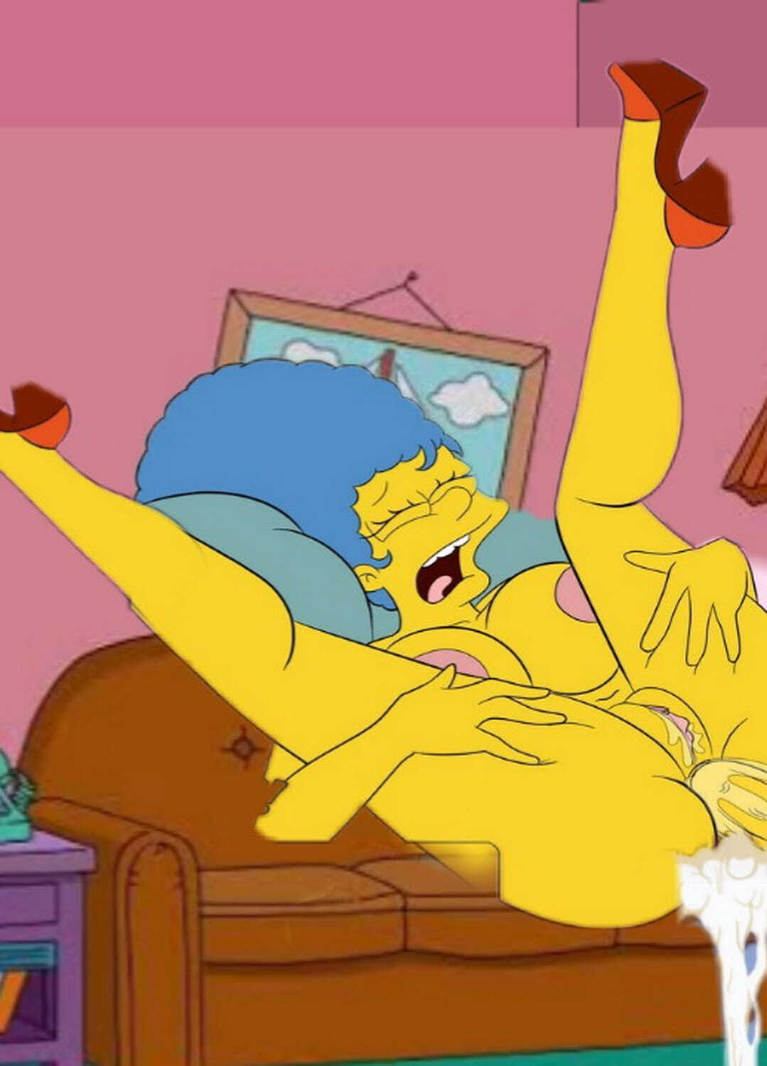 Marge Simpson Cum Inside