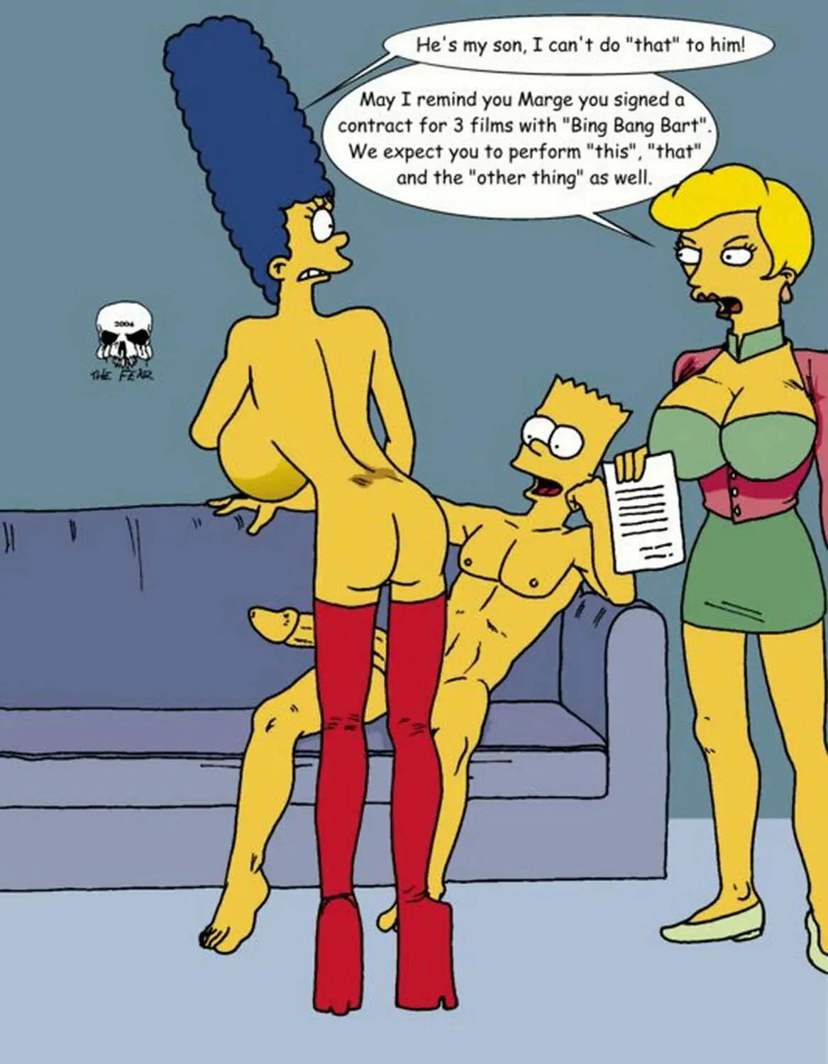 Marge Simpson Big Breast