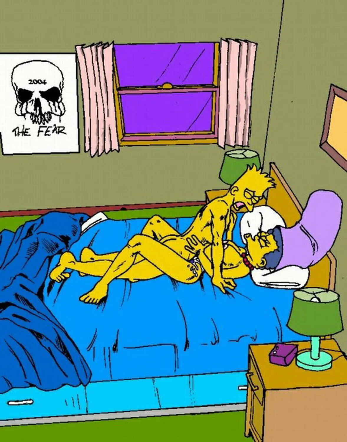 Marge Simpson and Bart Simpson Hentai XXX Cute