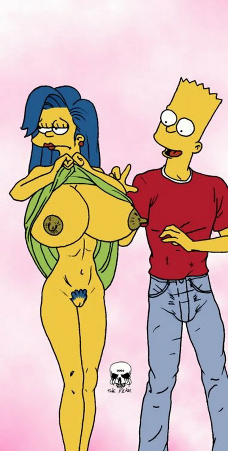 Marge Simpson and Bart Simpson Hentai XXX Fanfic R34
