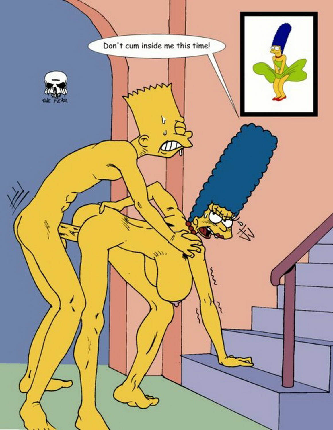 Marge Simpson and Bart Simpson Hentai XXX Fantasy