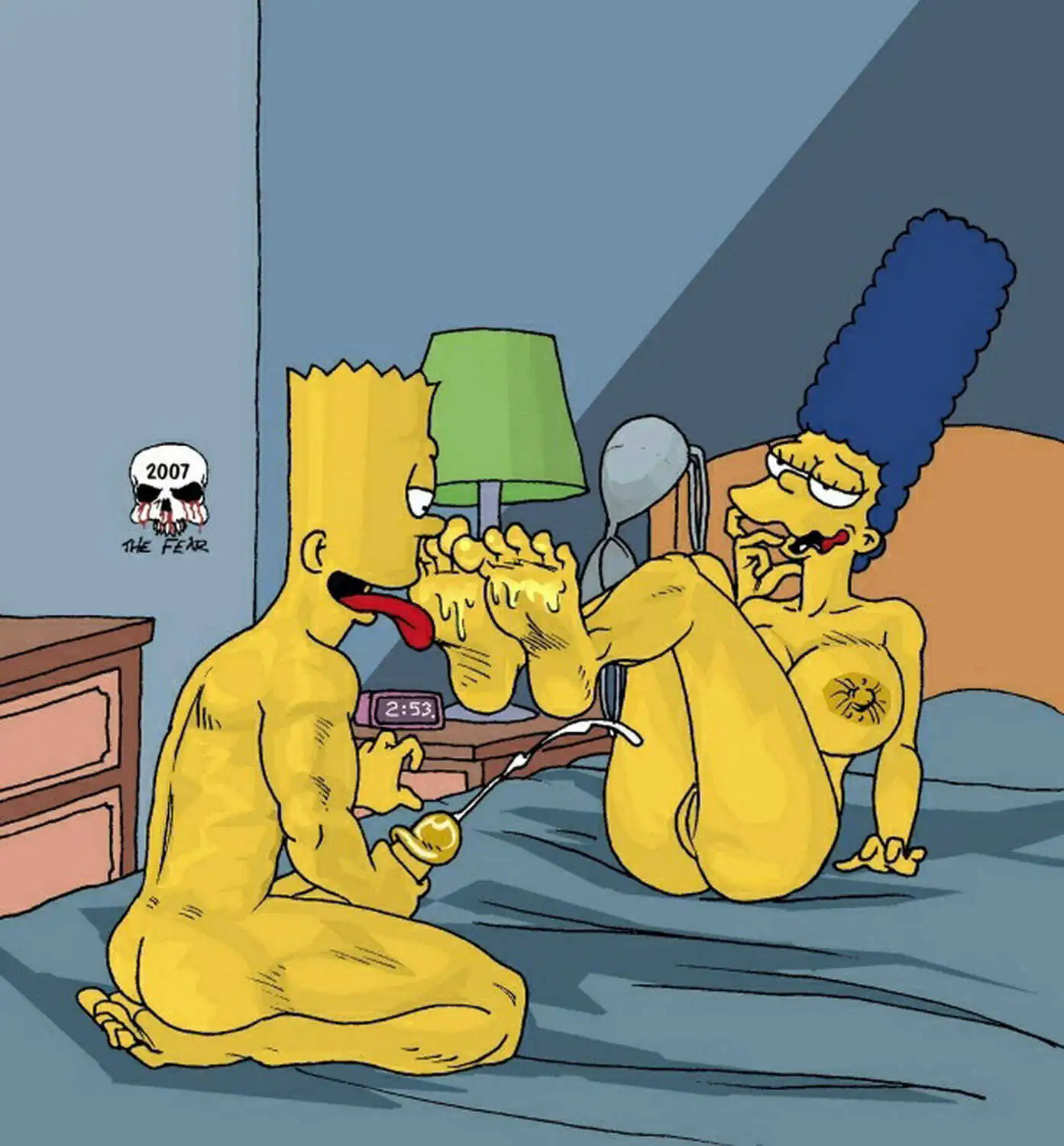 Marge Simpson and Bart Simpson Hentai XXX Image Hot