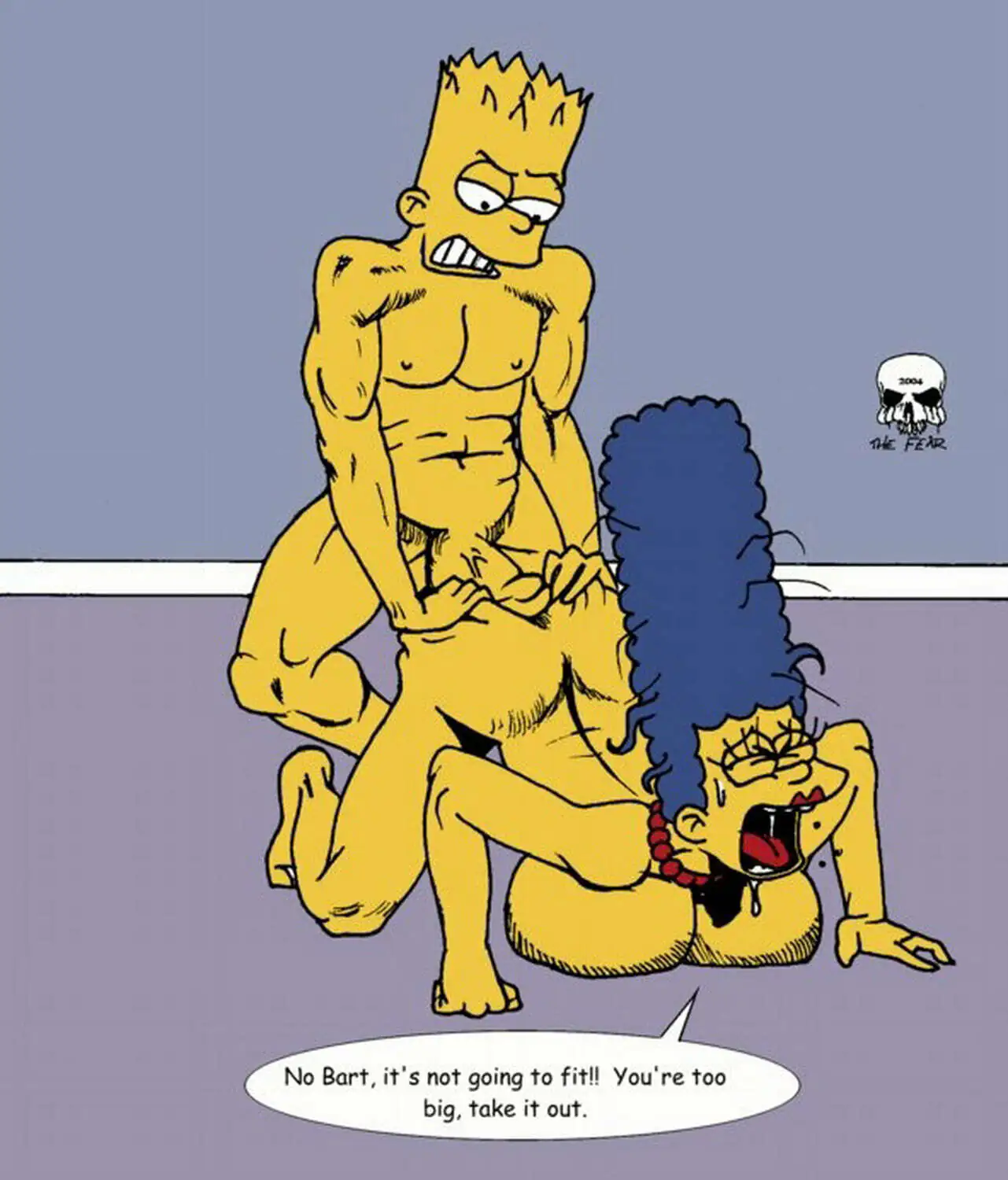 Marge Simpson and Bart Simpson Hentai XXX Popular Hot