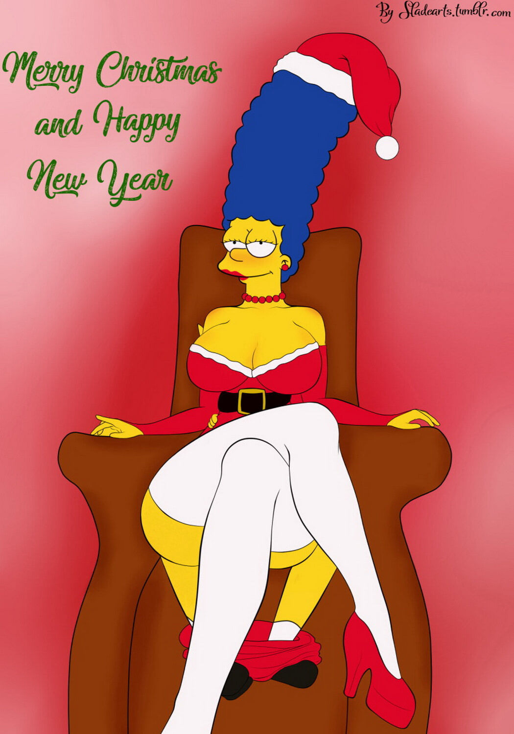 Marge Simpson and Bart Simpson Long Legs < Your Cartoon Porn