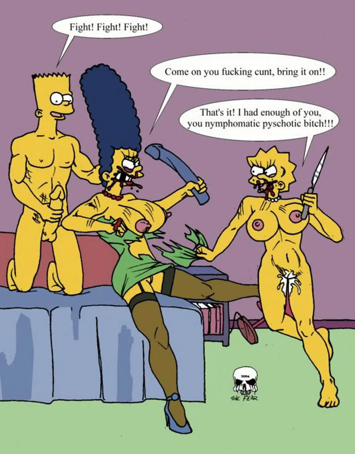 Bart Simpson Stockings