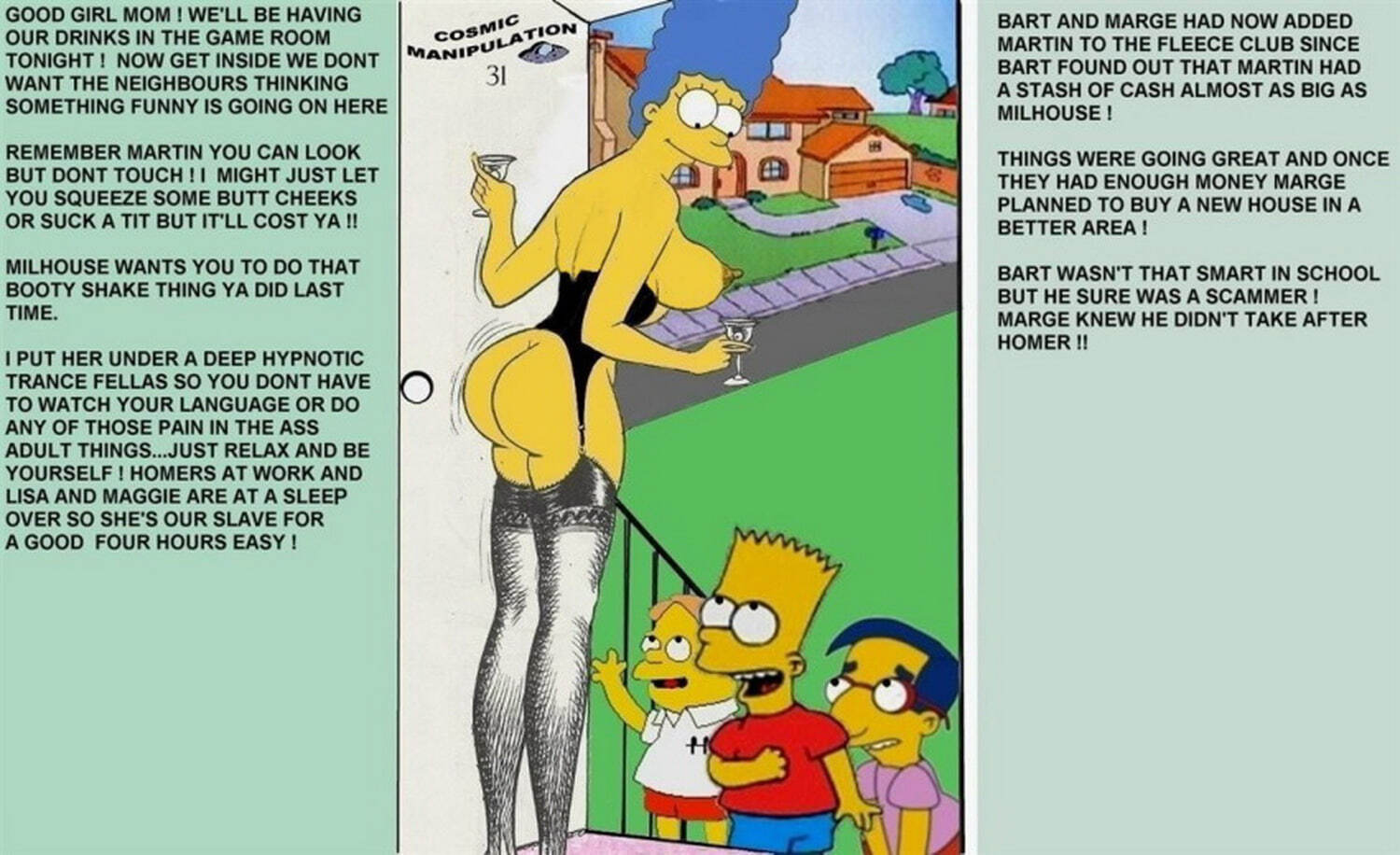 Marge Simpson and Bart Simpson XXX Hentai Cute