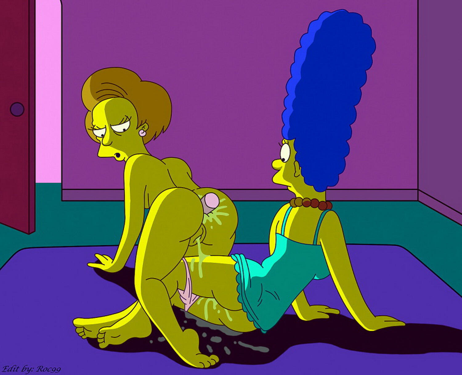 Horny Marge Simpson and Edna Krabappel in Your Cartoon Porn gallery. 